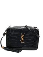 Saint Laurent pochette Lou médium - Noir