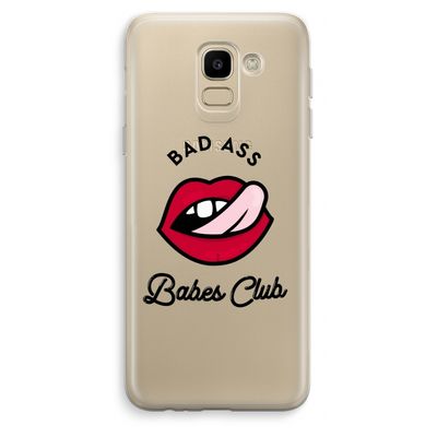 Badass Babes Club: Samsung Galaxy J6 (2018) Transparant Hoesje