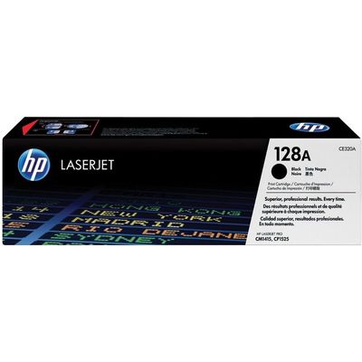 128A zwarte LaserJet tonercartridge (CE320A) Toner