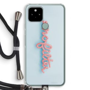 #nofilter: Pixel 5 Transparant Hoesje met koord
