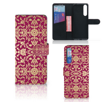 Wallet Case Sony Xperia 1 II Barok Pink