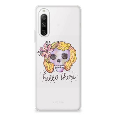 Silicone Back Case Sony Xperia 10 IV Boho Skull Silicone Back Case Sony Xperia 10 IV Boho Skull