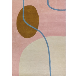 Finarte - Vloerkleed Ruukku Wool Rug Pink - 200x300 cm