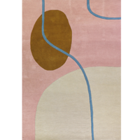 Finarte - Vloerkleed Ruukku Wool Rug Pink - 200x300 cm