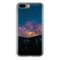 Travel to space: iPhone 8 Plus Transparant Hoesje