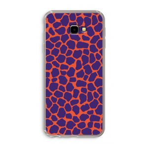 Purple Giraffe: Samsung Galaxy J4 Plus Transparant Hoesje