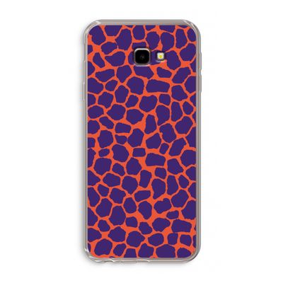 Purple Giraffe: Samsung Galaxy J4 Plus Transparant Hoesje