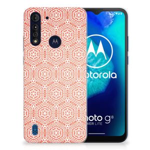 Motorola Moto G8 Power Lite TPU bumper Pattern Orange