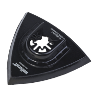 Wolfcraft Delta-Schuurplaat | 95mm | 1 stuk - 3996000