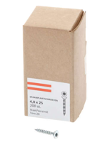 Hoenderdaal Spaanplaatschroef Vz Pk Torx TX20 4.0X25 | 200 stuks - 0206.01.25101