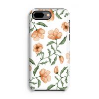 Peachy flowers: iPhone 7 Plus Tough Case