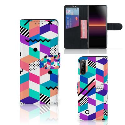 Sony Xperia L4 | Book Case | Blokken Kleurrijk