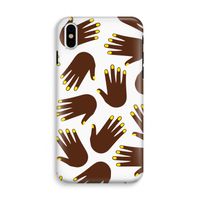 Hands dark: iPhone XS Tough Case