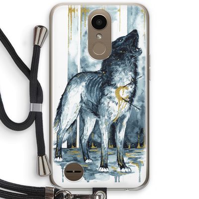 Bleeding Soul: LG K10 (2017) Transparant Hoesje met koord