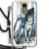 Bleeding Soul: LG K10 (2017) Transparant Hoesje met koord