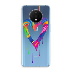 Melts My Heart: OnePlus 7T Transparant Hoesje