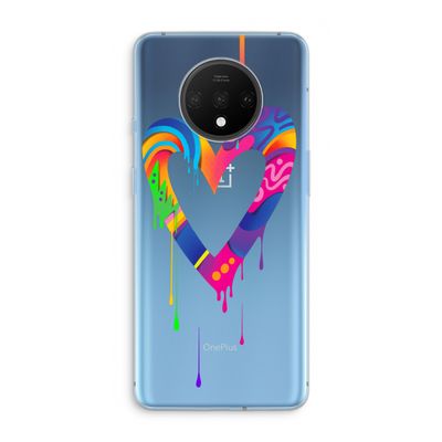 Melts My Heart: OnePlus 7T Transparant Hoesje