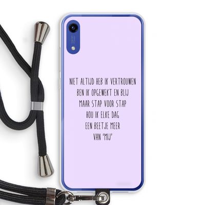Zelfvertrouwen: Honor Play 8A Transparant Hoesje met koord