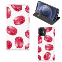 iPhone 12 Mini | Flip Style Cover | Pink Macarons