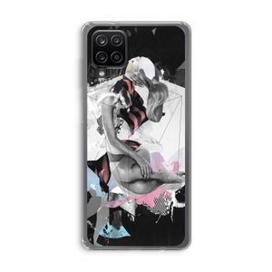 Camouflage de sommeil: Samsung Galaxy A12 Transparant Hoesje
