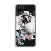 Camouflage de sommeil: Samsung Galaxy A12 Transparant Hoesje