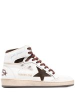 Golden Goose baskets montantes Sky-Star - Blanc