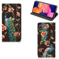 Samsung Galaxy A10 | Hoesje maken | Pauw met Bloemen