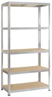 Avasco rek Strong 175, ft 176 x 90 x 45 cm, 5 legborden, gegalvaniseerd