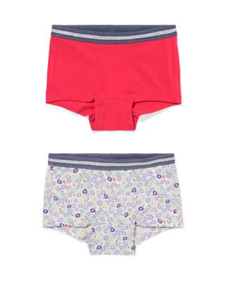 HEMA Kinderboxers bloem - 2 stuks roze (roze)