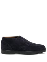 Doucal's bottines Chukka en daim - Bleu