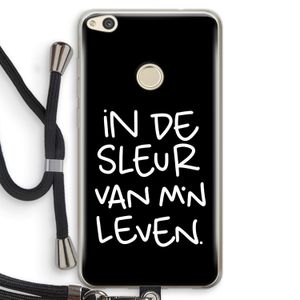 De Sleur: Huawei Ascend P8 Lite (2017) Transparant Hoesje met koord