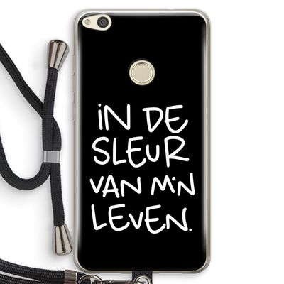 De Sleur: Huawei Ascend P8 Lite (2017) Transparant Hoesje met koord