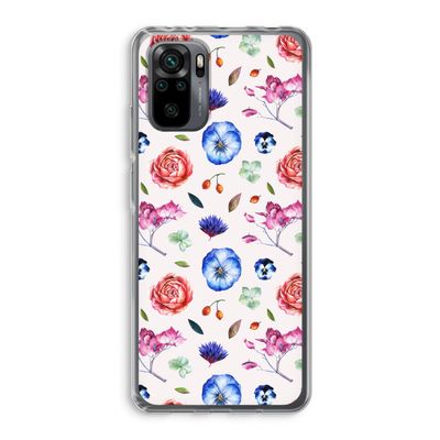 Bloemetjes: Xiaomi Redmi Note 10 Pro Transparant Hoesje