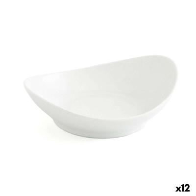 Snackdienblad Quid Gastro Fun Wit Keramisch 14 x 11 cm (12 Stuks)