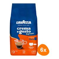Lavazza - Crema e Gusto Forte Bonen - 6x 1kg