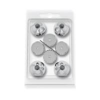 Audio Selection Kegels + Onderlegschijven 36 mm zilver