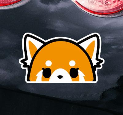 Auto bumper sticker huilende vos