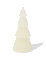 HEMA Vormkaars boom 7.4x7.4x16.7cm ecru