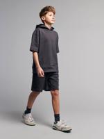 Set met short en sweater met korte mouwen antraciet