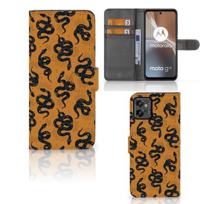 Telefoonhoesje | Met pasjeshouder | voor Motorola Moto G32 Snakes