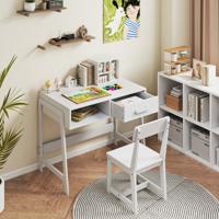 Kinderbureau met Stoel Kinderbankset van Hout Kinderbureau met Lade &Amp Plank Wit Kinderbureau met Stoel Kinderbankset van Hout Kinderbureau met Lade &Amp Plank Wit