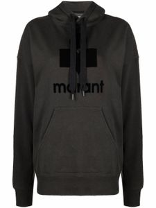 MARANT ÉTOILE hoodie Mansel à logo imprimé - Noir