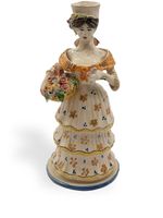 Les-Ottomans bougeoir en porcelaine Lemon Woman - Blanc