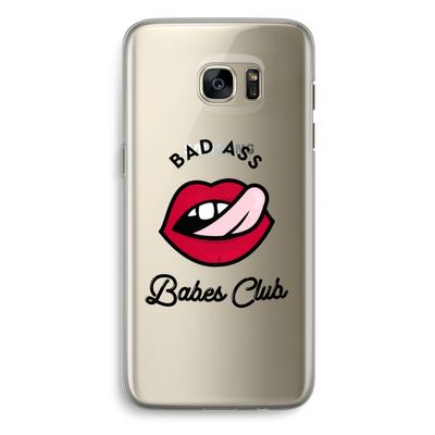 Badass Babes Club: Samsung Galaxy S7 Edge Transparant Hoesje