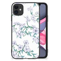 iPhone 11 Uniek Bloemen Hoesje Blossom White