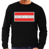 Oostenrijk / Austria landen sweater zwart heren - thumbnail