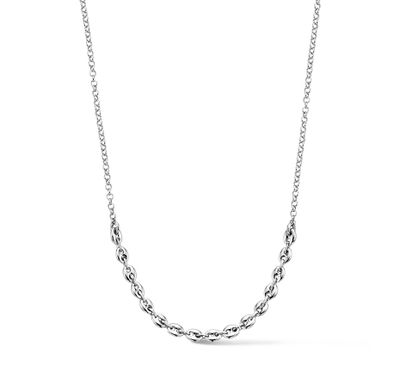 TFT Zilveren Ketting 2,0 mm 3,7 mm 40+40 cm