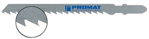 Promat Decoupeerzaagblad | totale lengte 100 mm | tandverdeling 4 mm dikte 1,27 mm | HCS | 25 stuks / kaart - 4000814675 4000814675