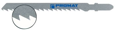 Promat Decoupeerzaagblad | totale lengte 100 mm | tandverdeling 4 mm dikte 1,27 mm | HCS | 25 stuks / kaart - 4000814675 4000814675