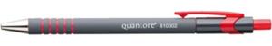 12x Quantore balpen rubber houder rood medium